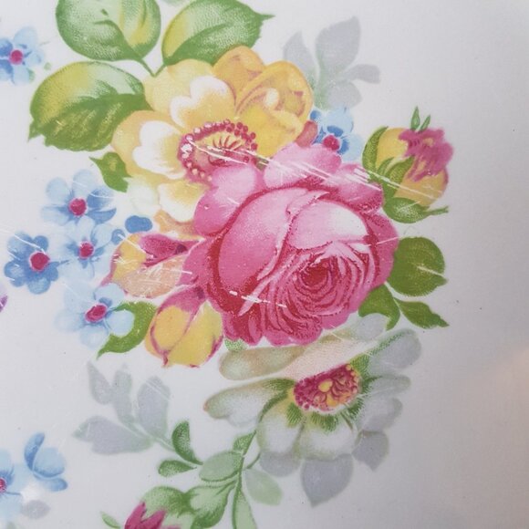 AMERICAN LIMOGES La MARR KS542 22K Gold Filigree Floral Platter & Bowl & Plate - Picture 7 of 16